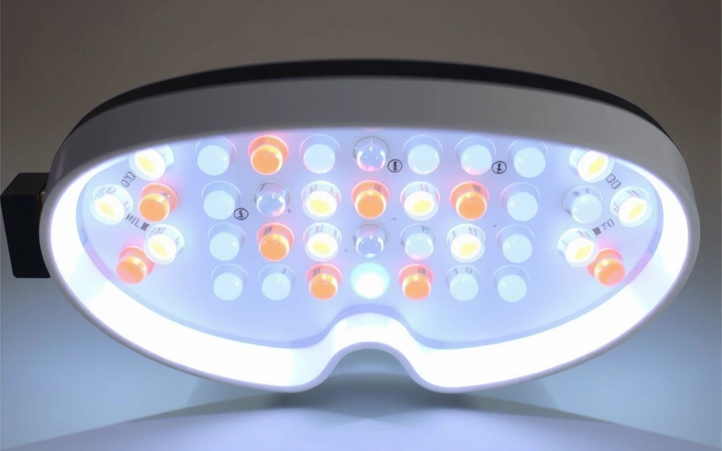 Lumisense LED Mask close-up on light panels